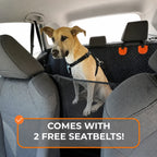 PawGuard Pro™ | Heavy Duty Dog Car Seat Cover