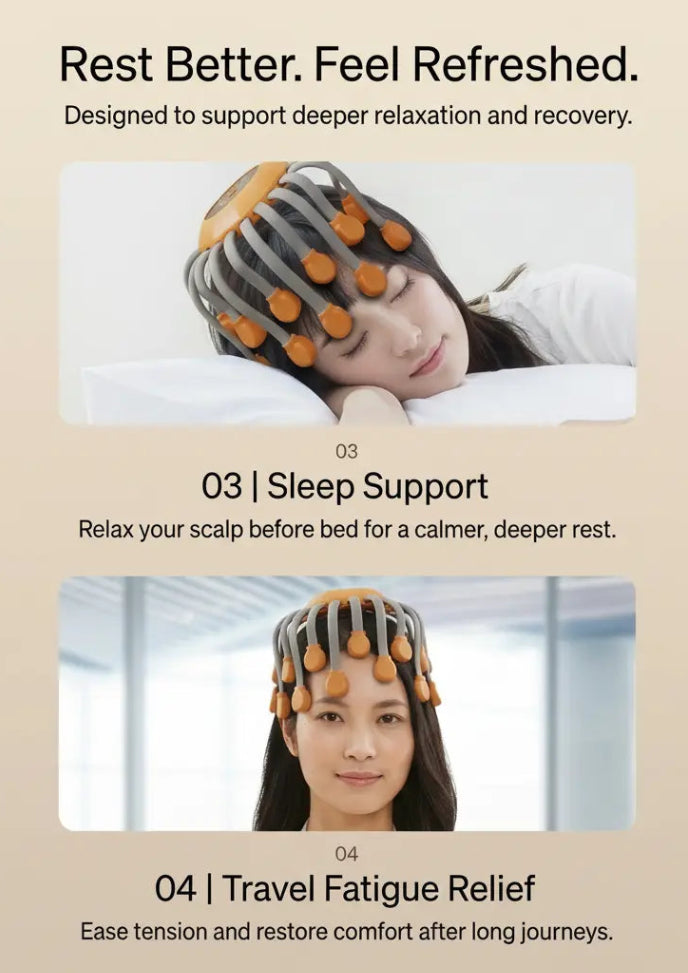 Sleep Better Tonight | ZenPulse™ 20 Head massager